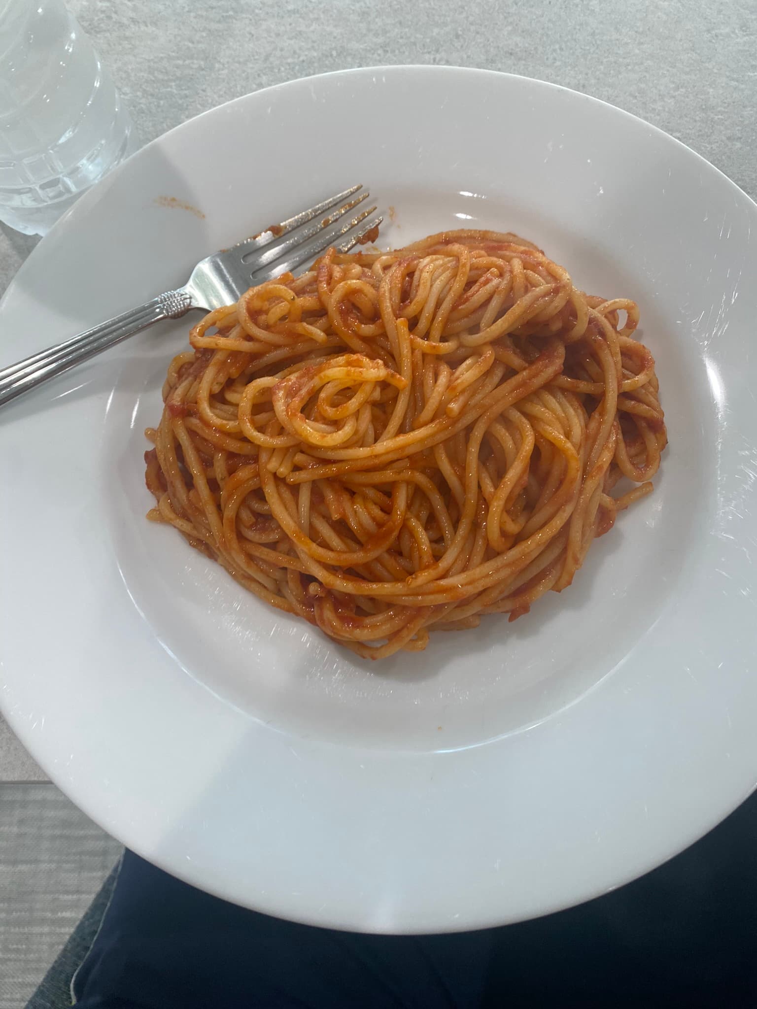 A bowl of pasta with spicy vodka sauce
